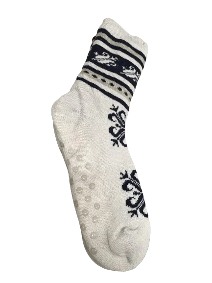 1 Pair Mens Non Slip Thick Fur Warm Winter Bed Socks Thermal Warm Cushion
