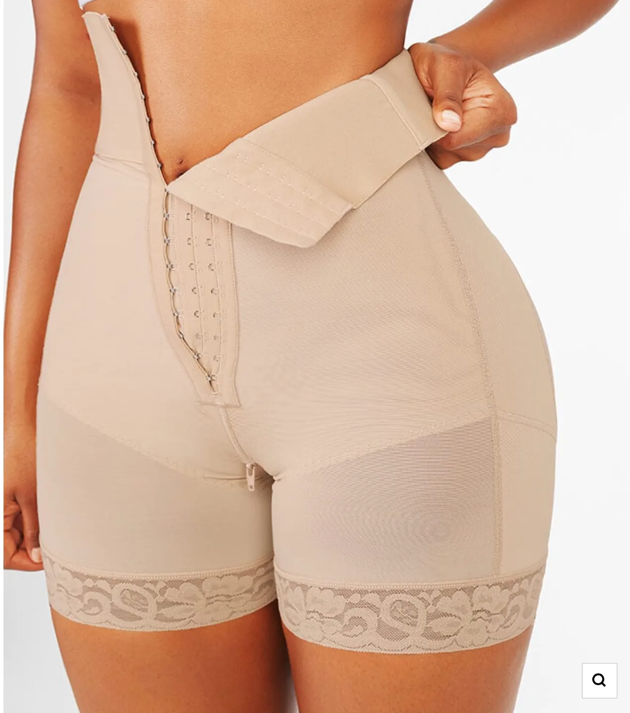 3-bones Triple-breasted High-waisted Elastic Body Pants