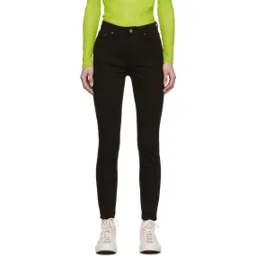 Acne Studios Black BlÃ¥ Konst Peg Jeans