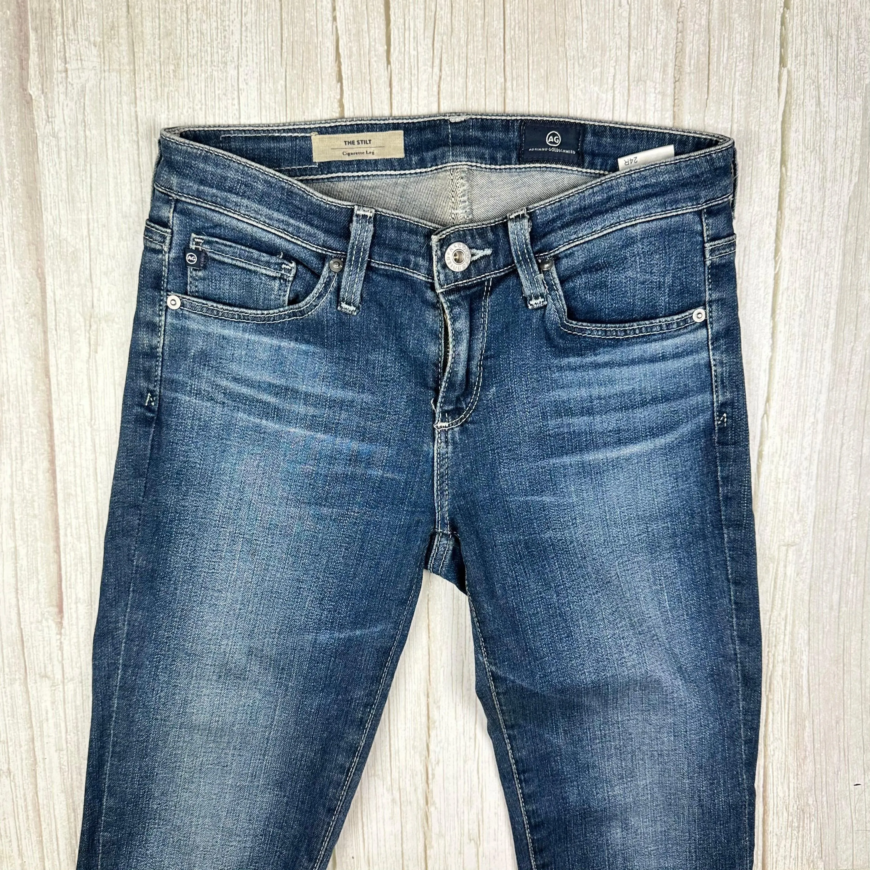 Adriano Goldschmied AG 'the Stilt'  Cigarette Leg Slim Fit Jeans- Size 24R
