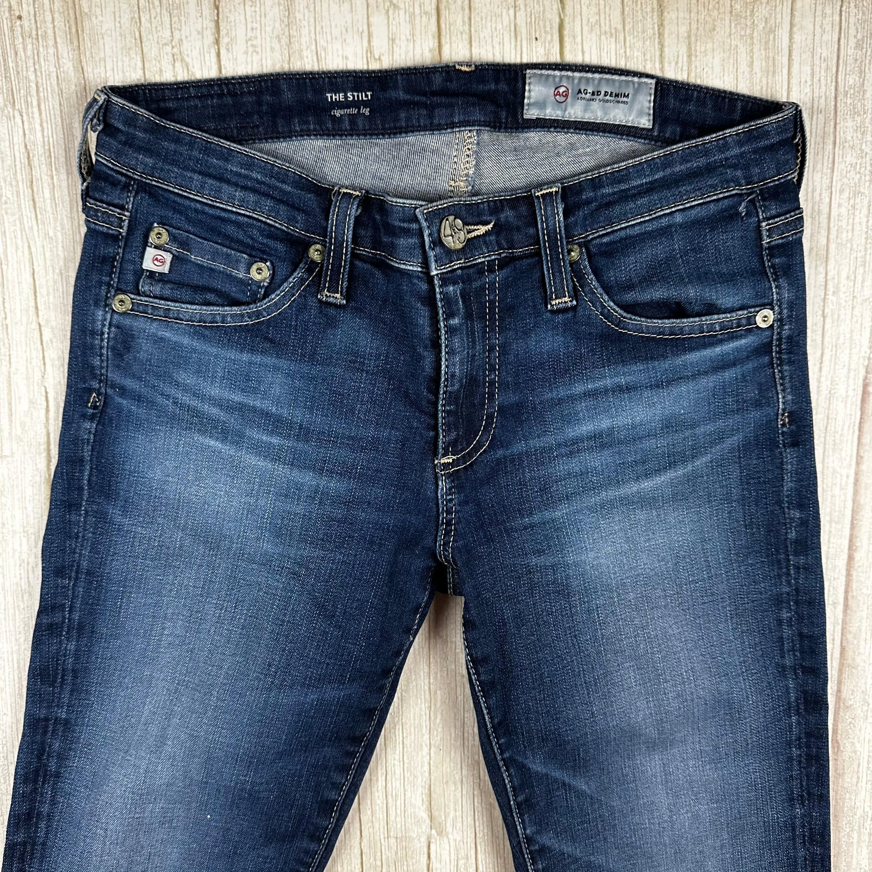 Adriano Goldschmied AG 'the Stilt' Cigarette Leg Slim Fit Jeans- Size 26