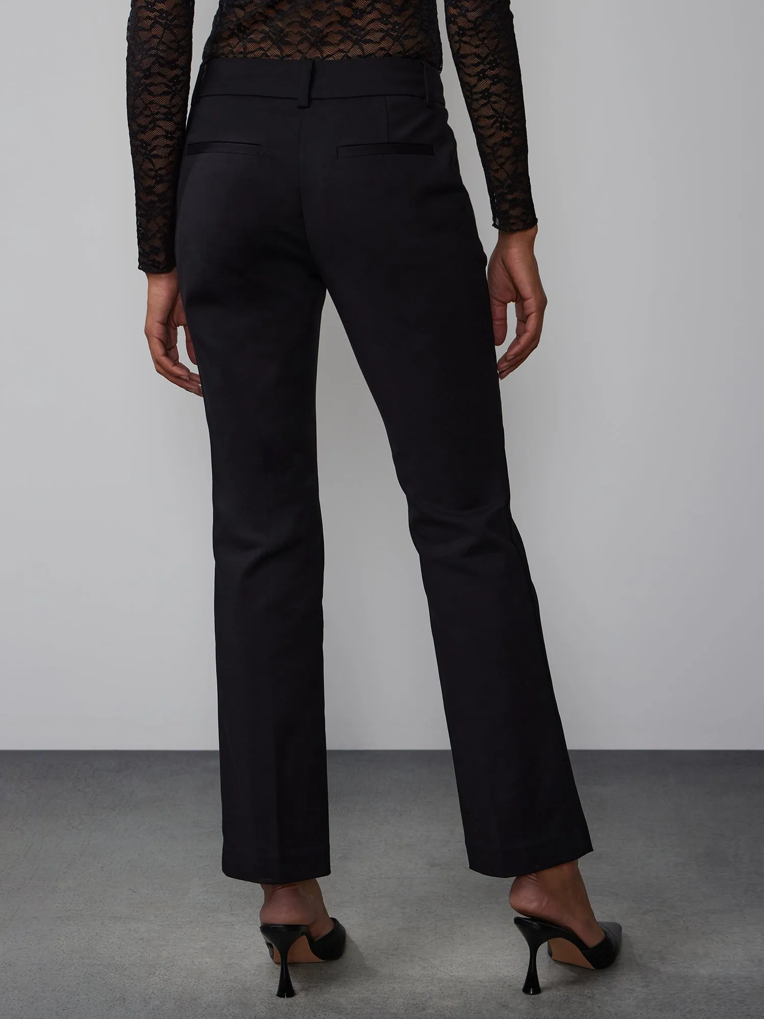 All-Season Stretch Mid Rise Bootcut Pant