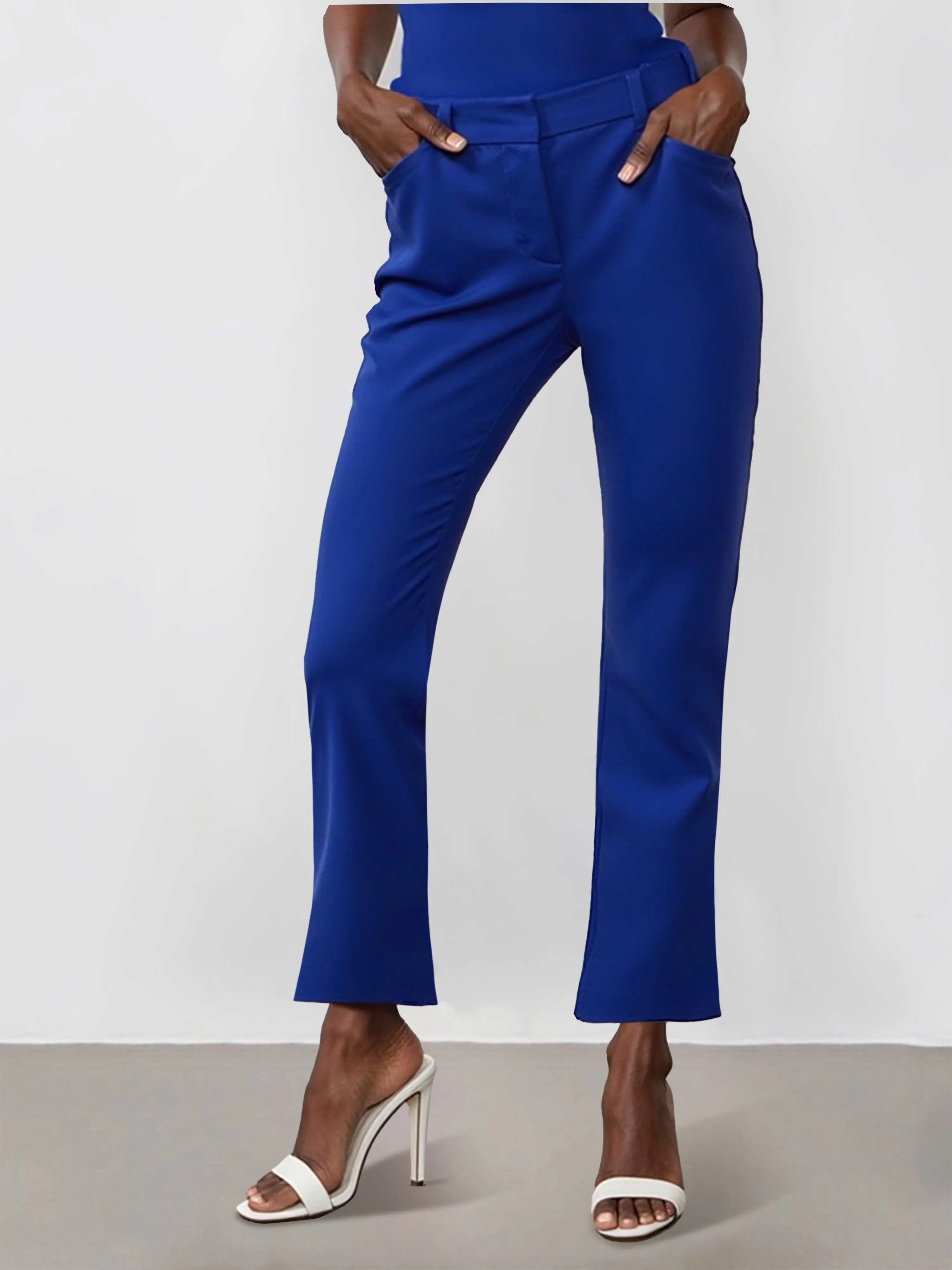 All-Season Stretch Mid Rise Bootcut Pant