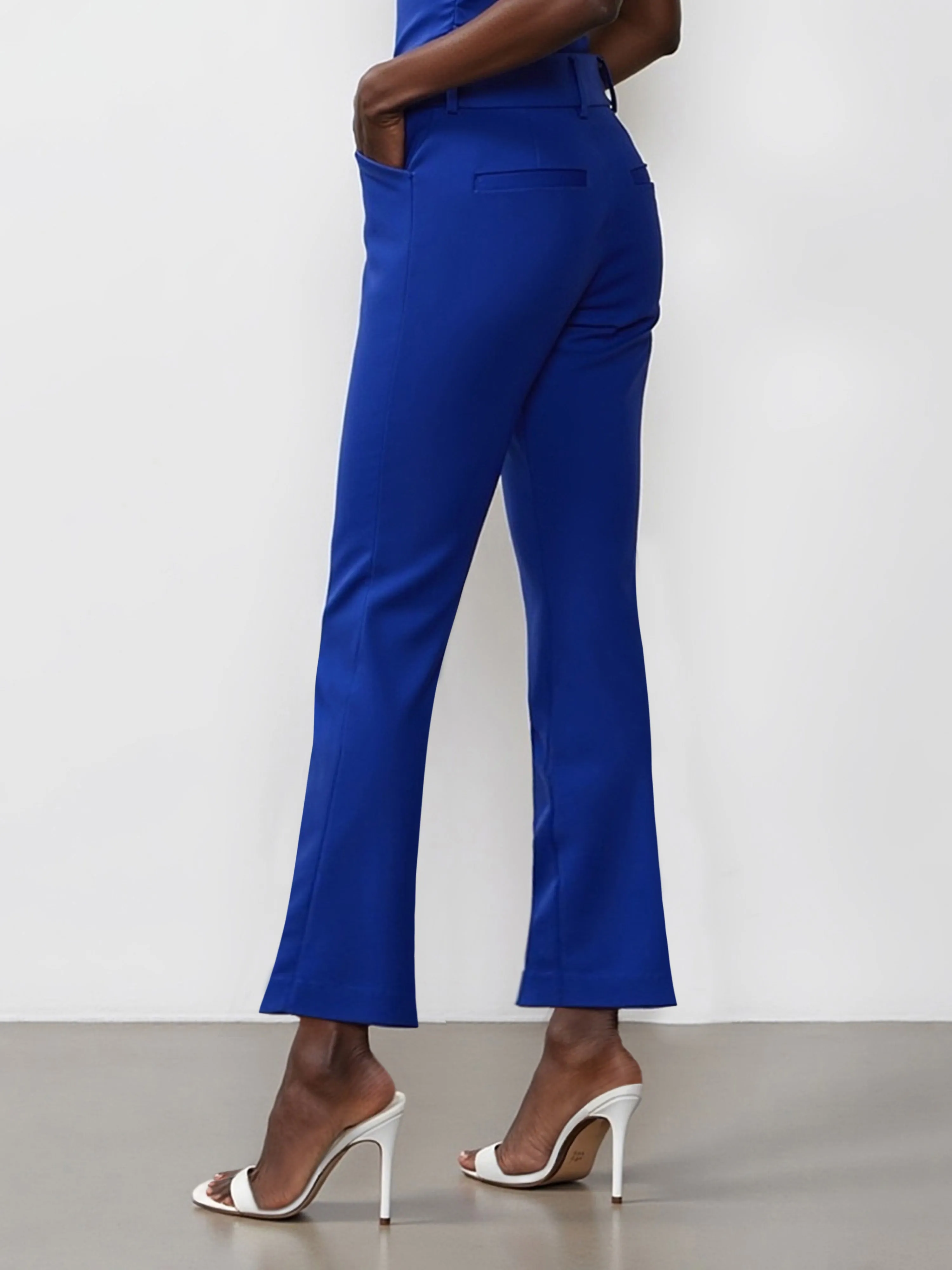 All-Season Stretch Mid Rise Bootcut Pant