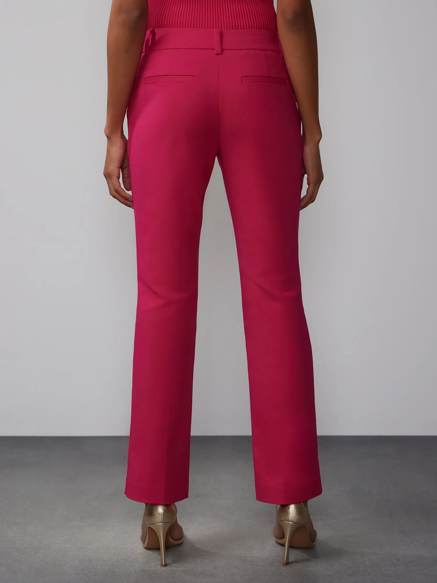 All-Season Stretch Mid Rise Bootcut Pant