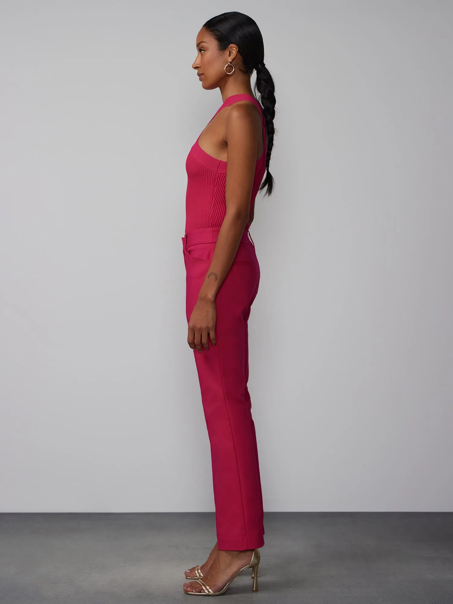 All-Season Stretch Mid Rise Bootcut Pant