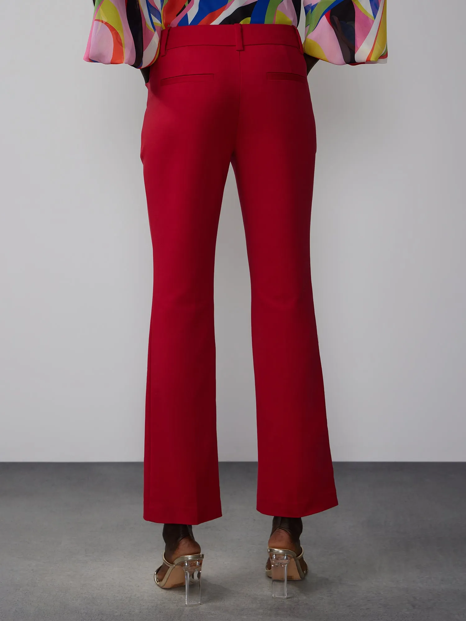 All-Season Stretch Mid Rise Bootcut Pant