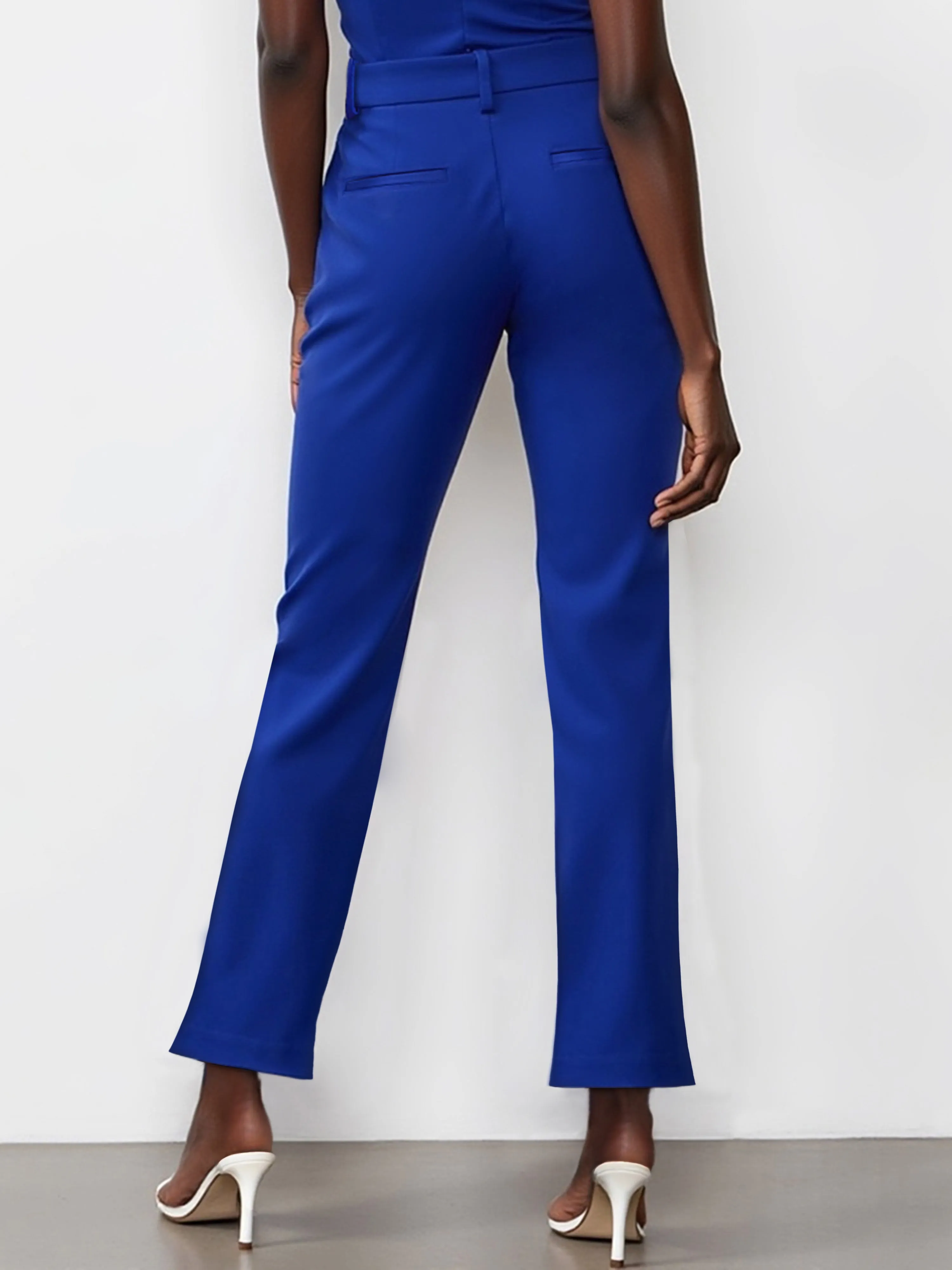 All-Season Stretch Mid Rise Bootcut Pant