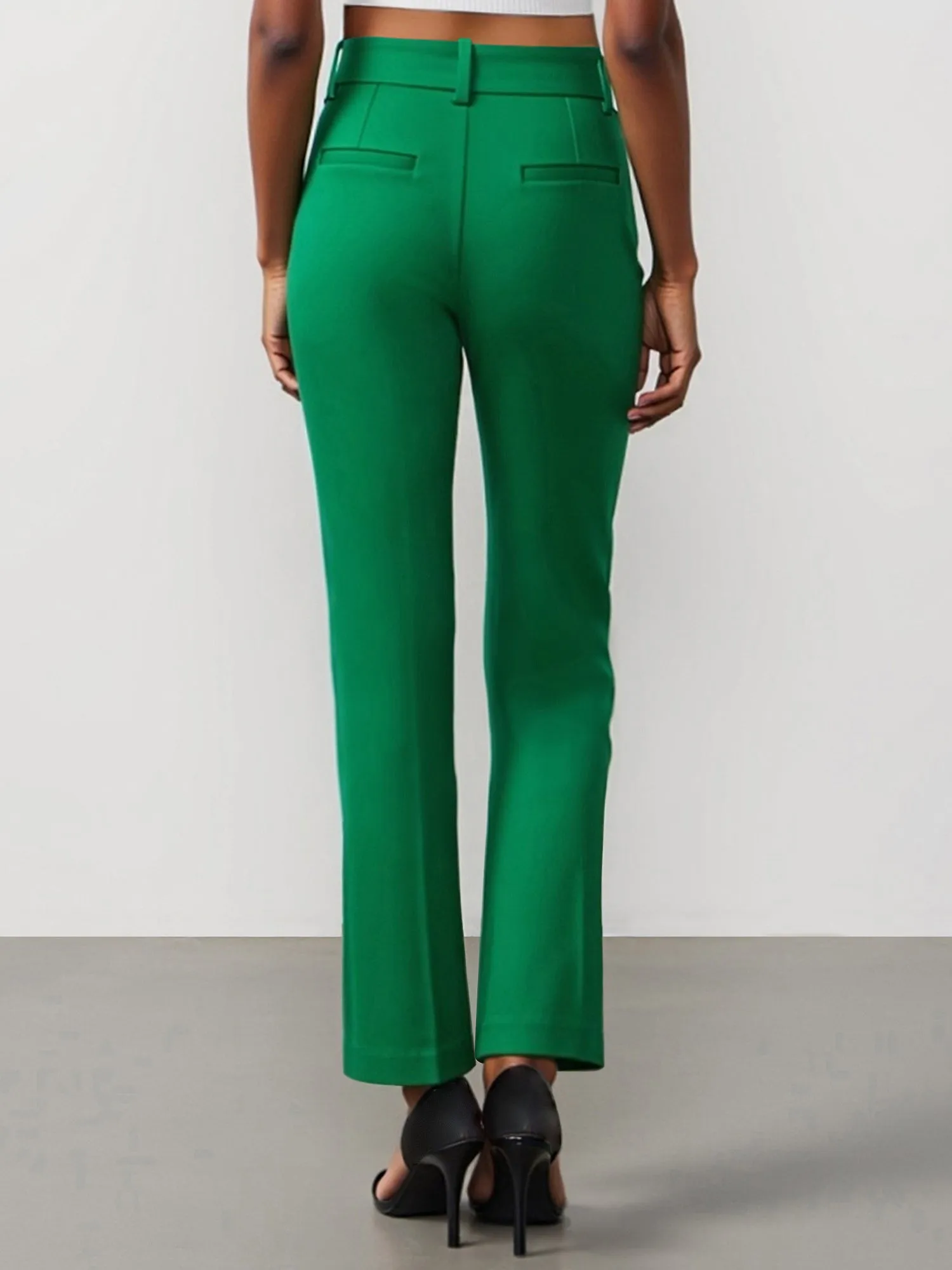 All-Season Stretch Mid Rise Bootcut Pant