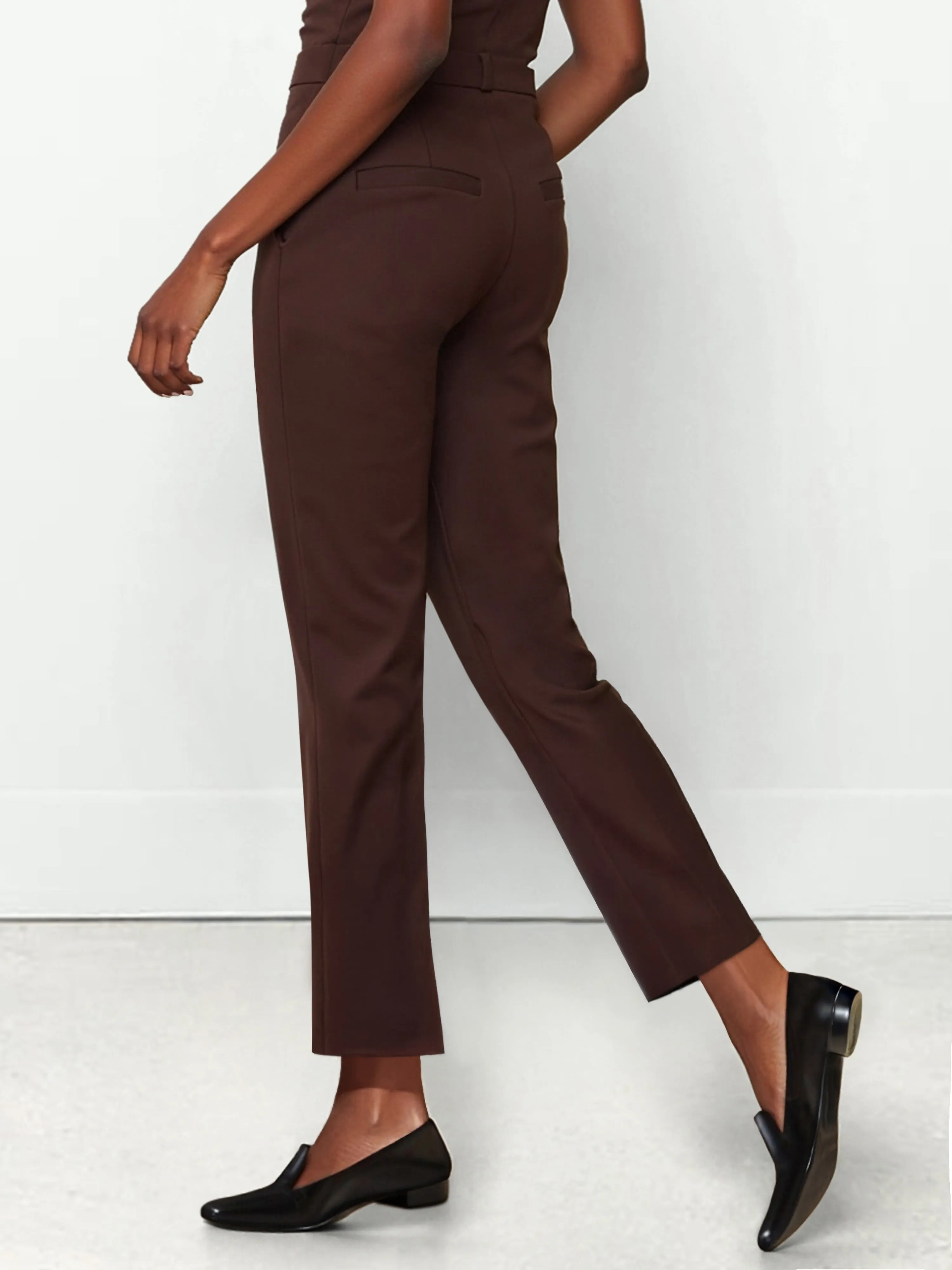 All-Season Stretch Mid Rise Bootcut Pant
