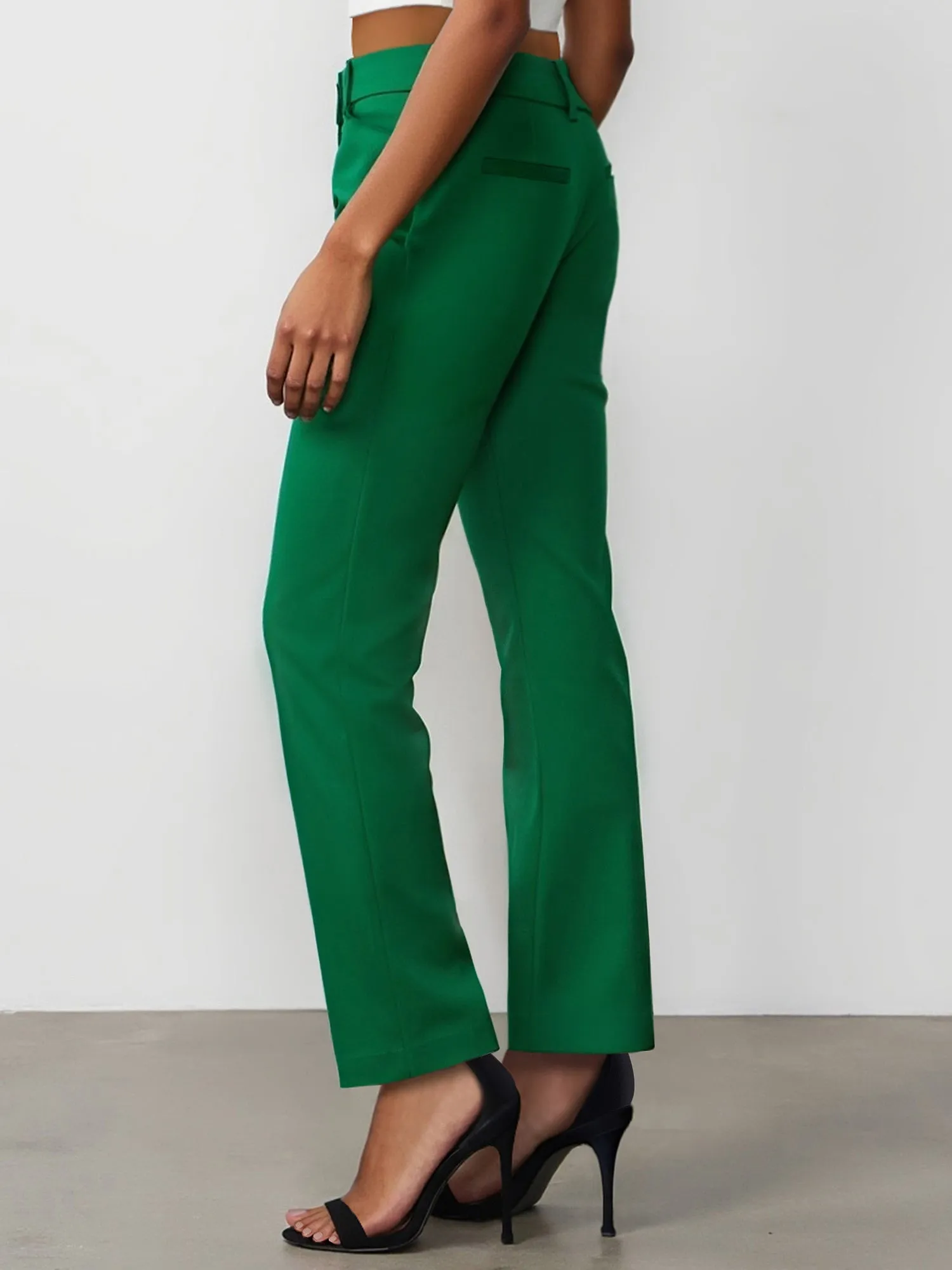 All-Season Stretch Mid Rise Bootcut Pant