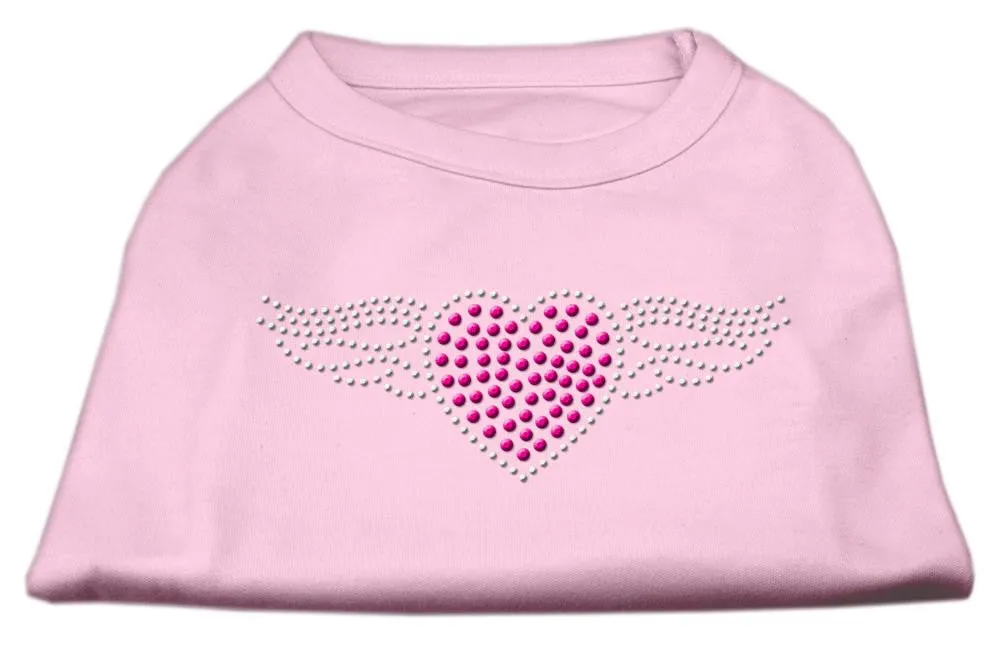 Aviator Rhinestone Shirt Light Pink XXXL(20)