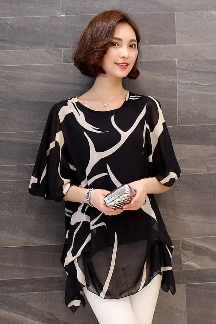 Boho Chic Loose T-Shirt