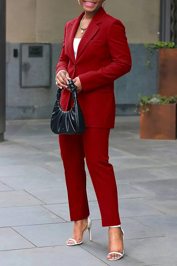 Bossy Trendy Blazer Pants Set