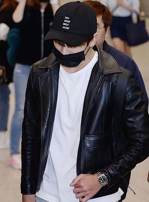 BTS JUNGKOOK LEATHER JACKET