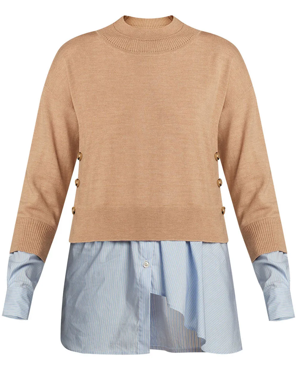 Camel Layered Beri Pullover