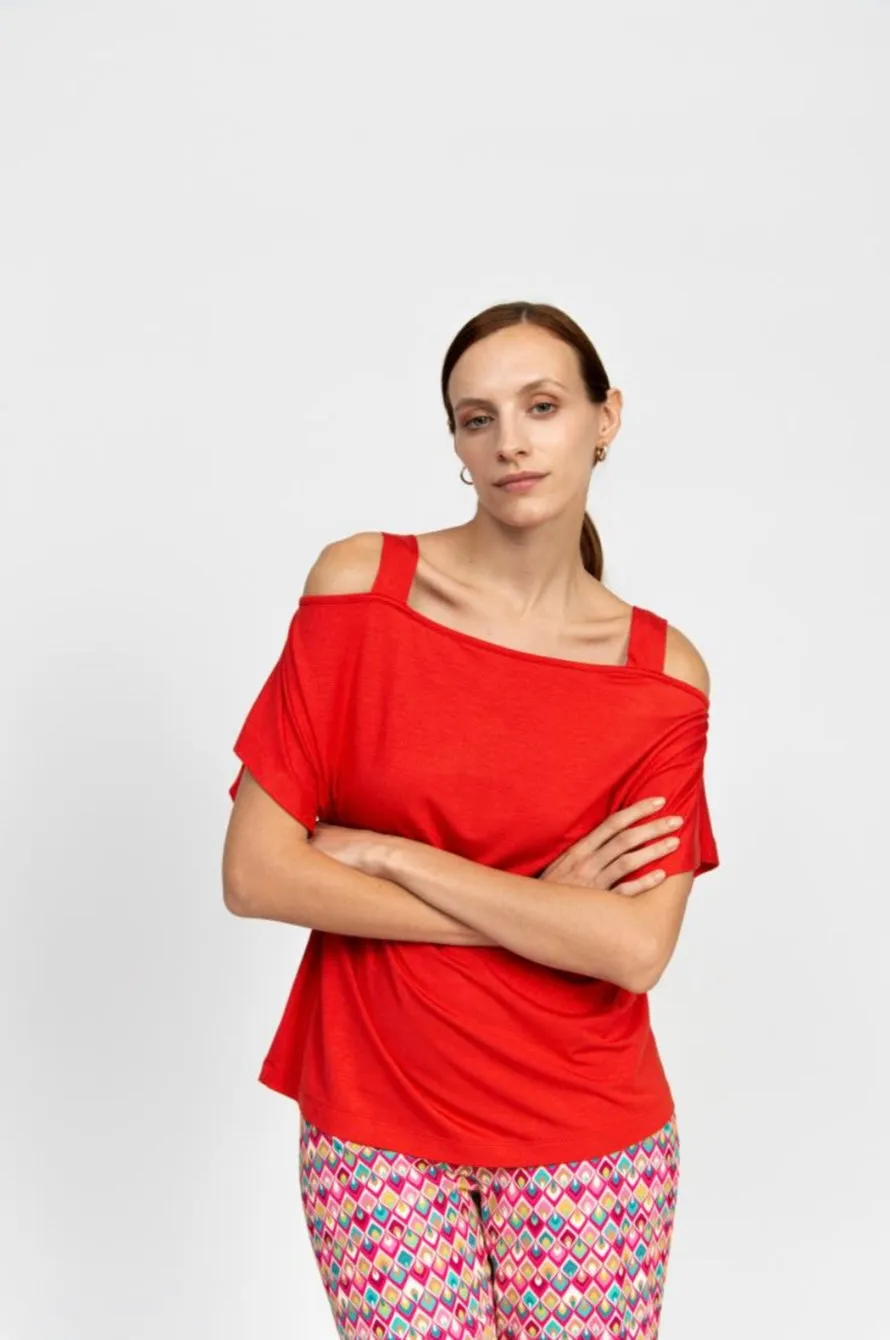 Cold shoulder tops