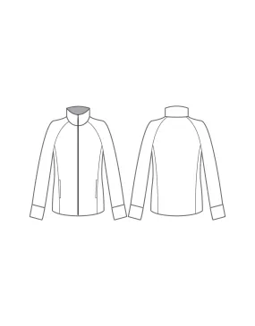 Crosshatch Yoga Jacket