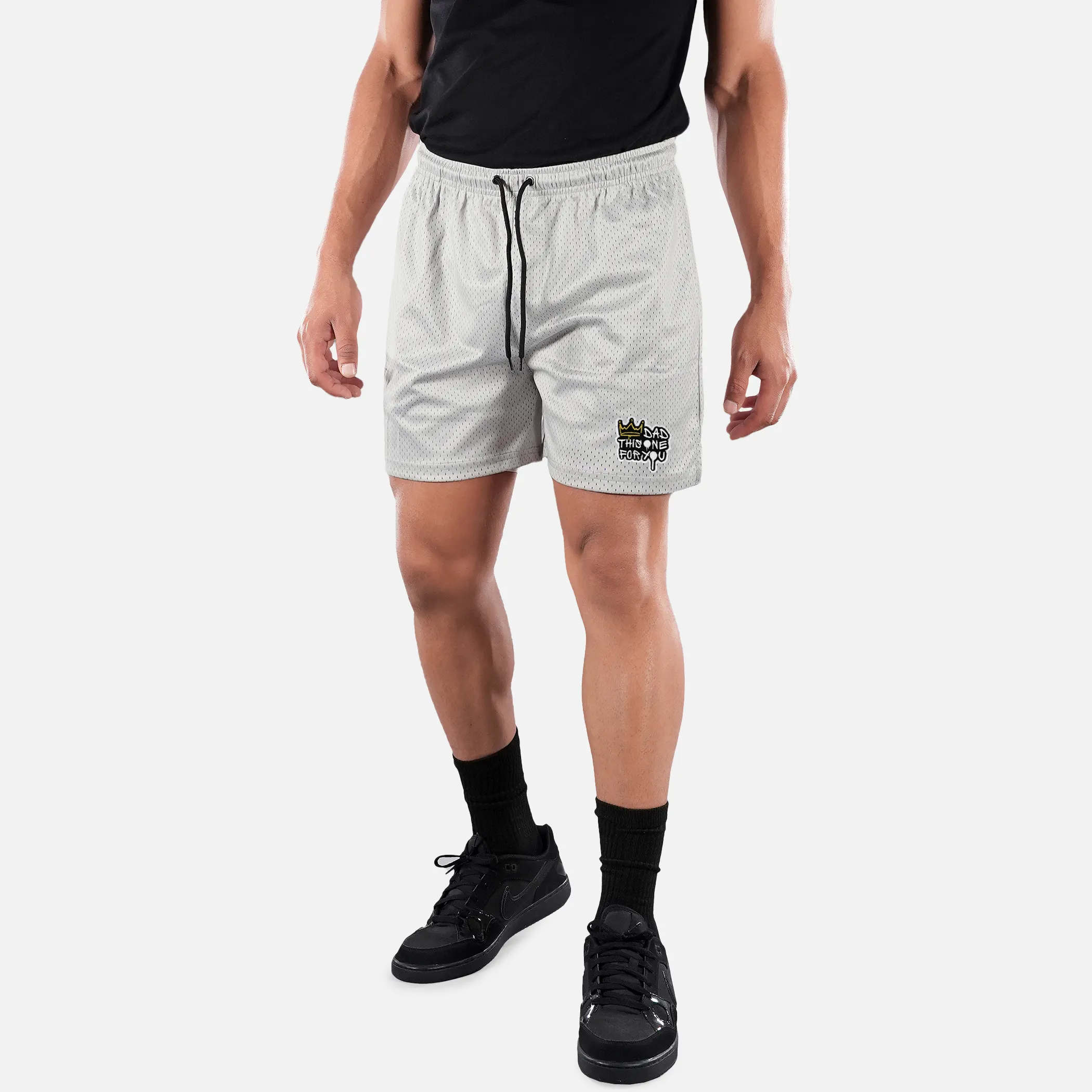 Dad This One For You Patch Shorts - 7"