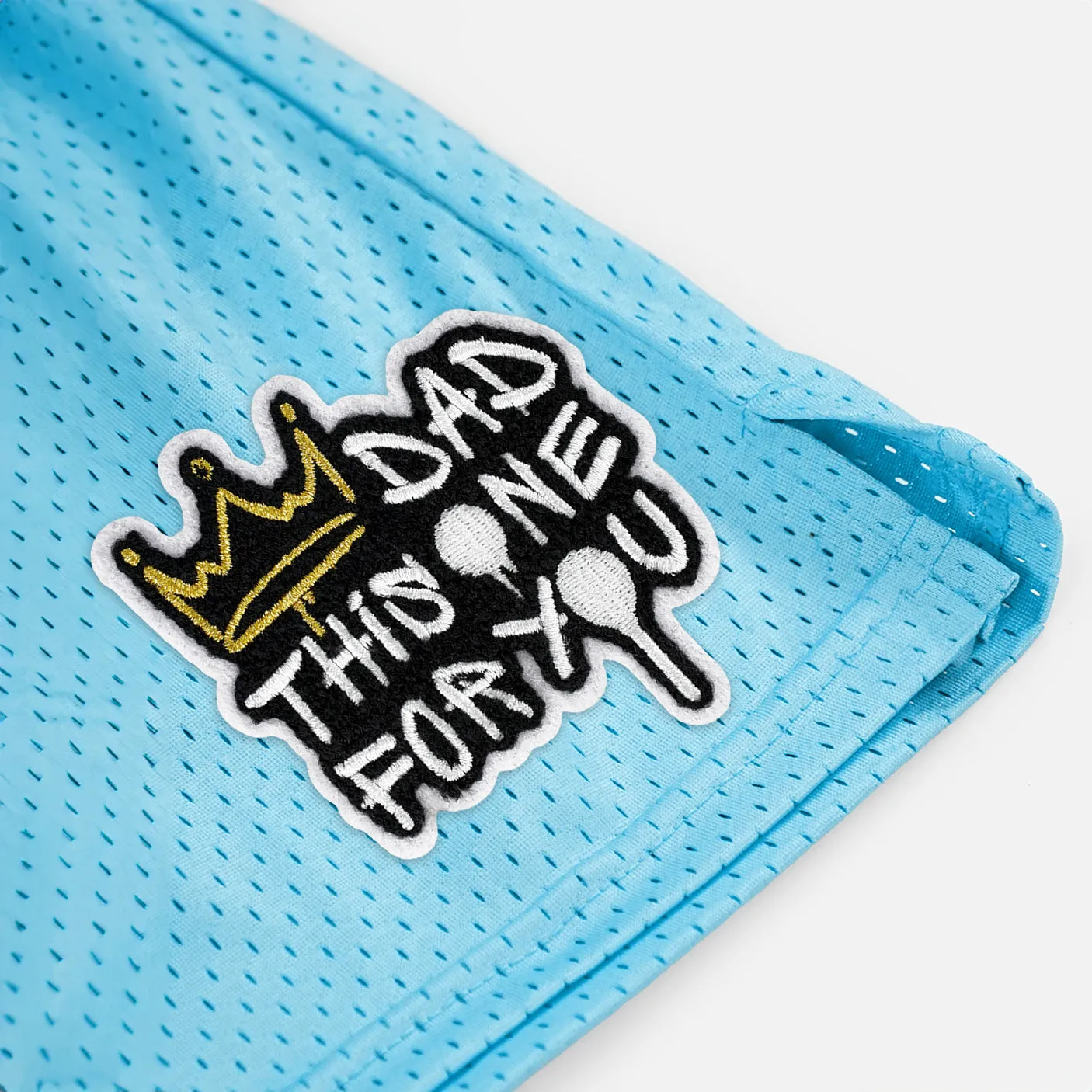 Dad This One For You Patch Shorts - 7"