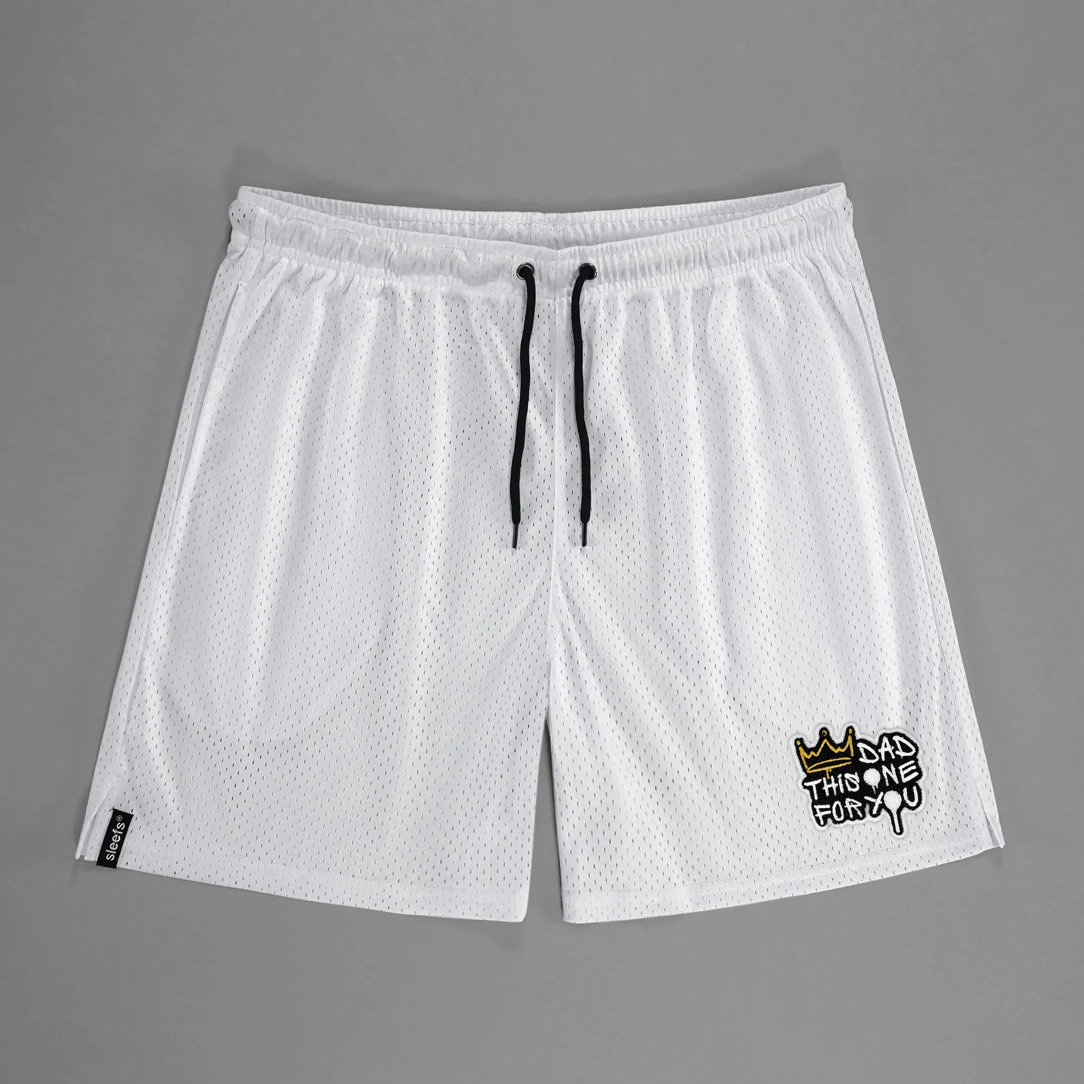 Dad This One For You Patch Shorts - 7"