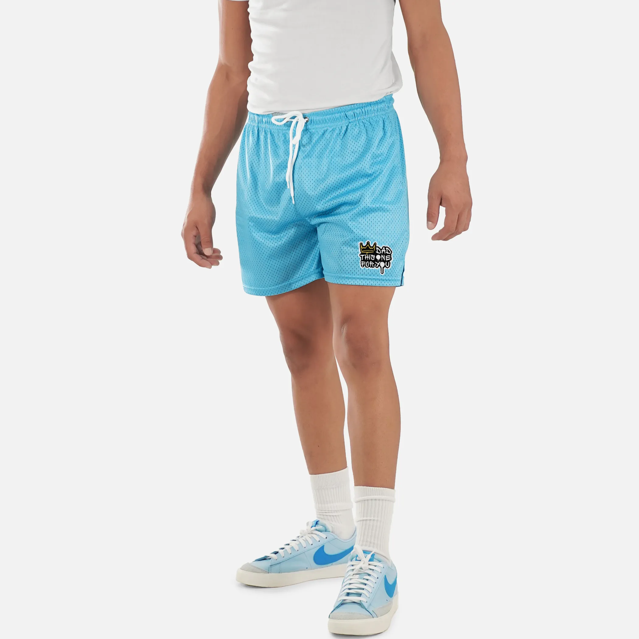 Dad This One For You Patch Shorts - 7"