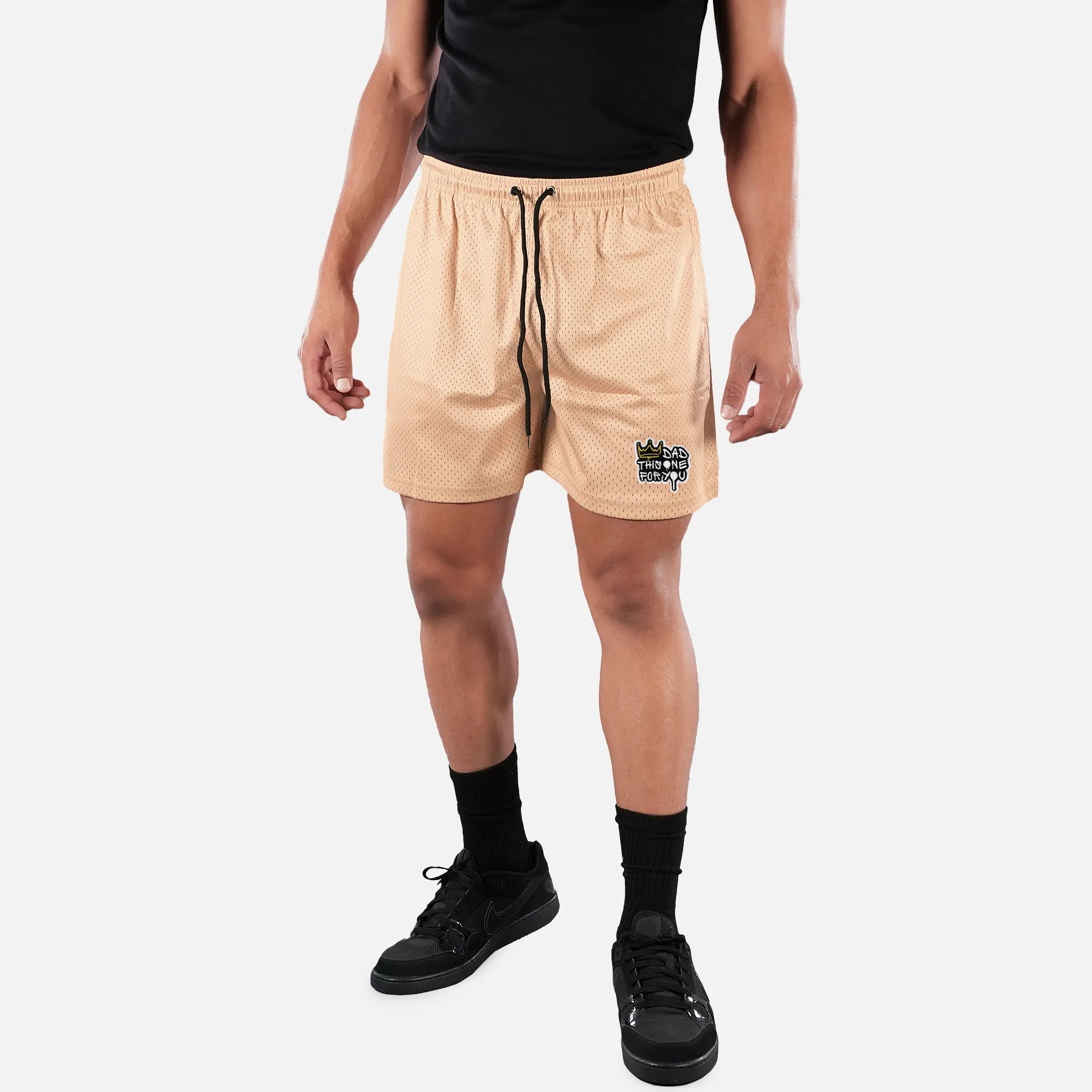 Dad This One For You Patch Shorts - 7"