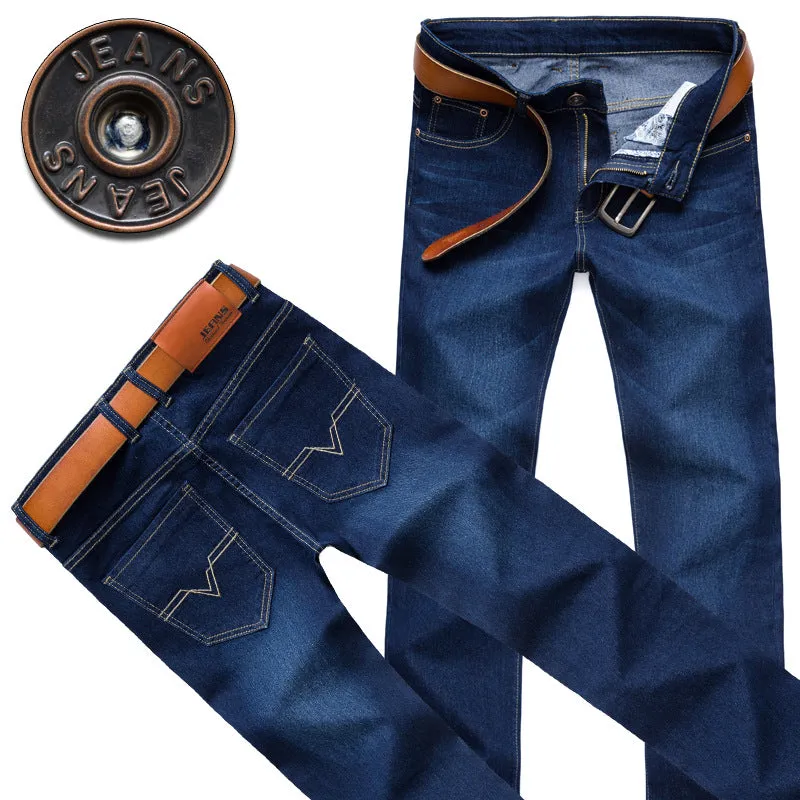 Denim Pants Trendy Straight Slim Look Pants