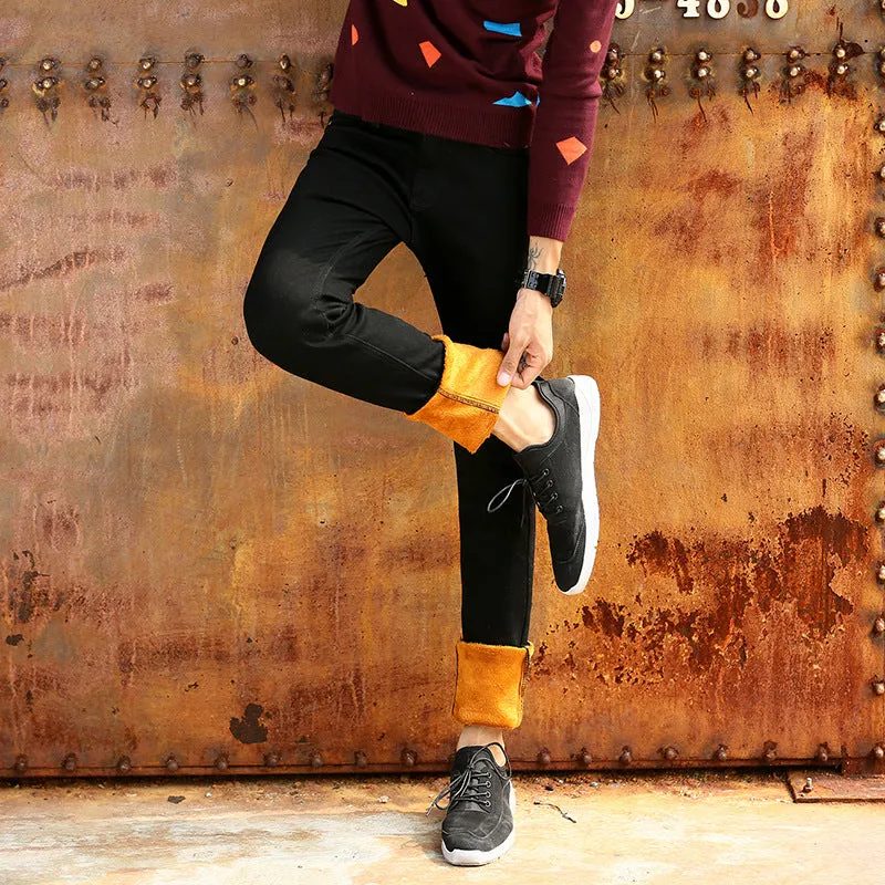 Denim Pants Trendy Straight Slim Look Pants