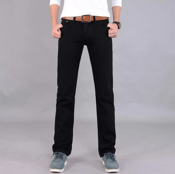 Denim Pants Trendy Straight Slim Look Pants