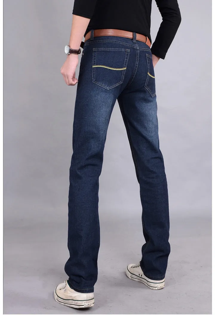 Denim Pants Trendy Straight Slim Look Pants