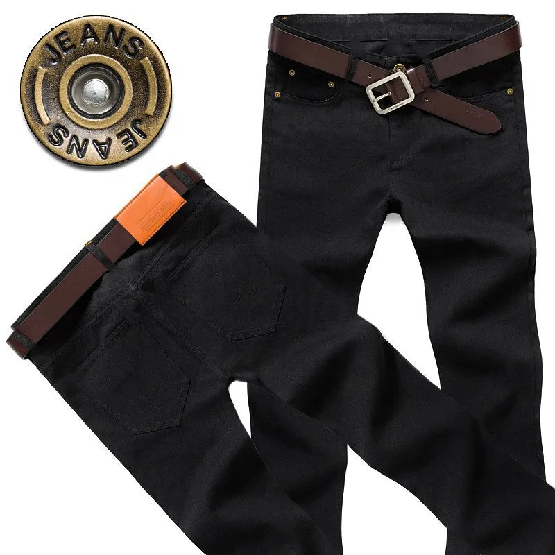 Denim Pants Trendy Straight Slim Look Pants