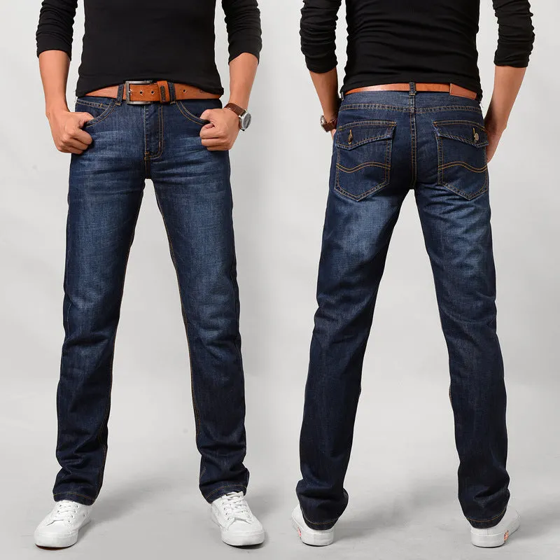 Denim Pants Trendy Straight Slim Look Pants