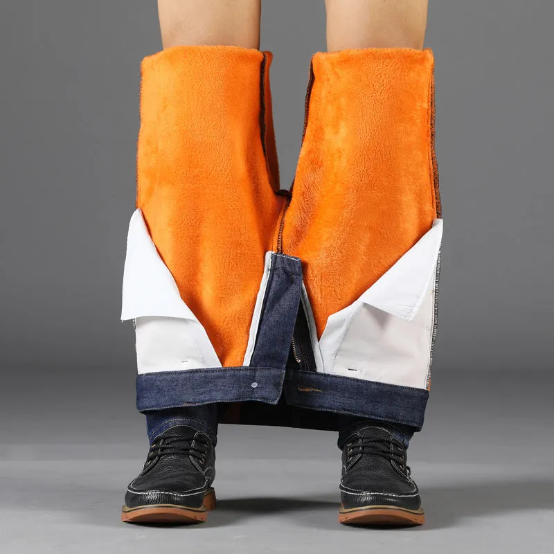 Denim Pants Trendy Straight Slim Look Pants