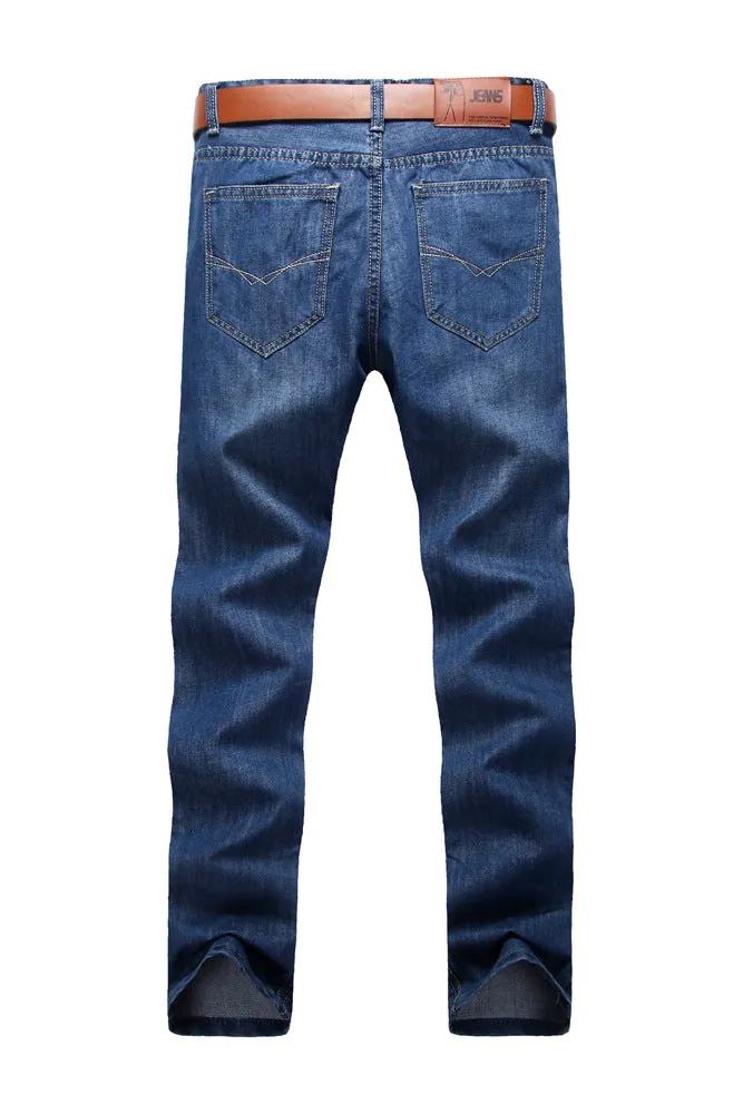 Denim Pants Trendy Straight Slim Look Pants