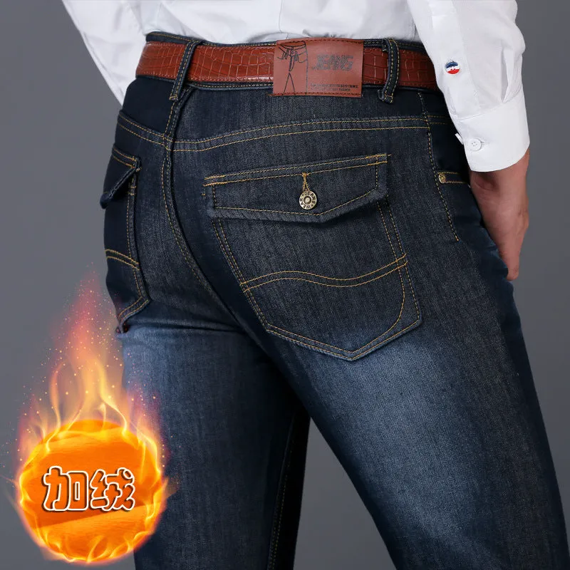Denim Pants Trendy Straight Slim Look Pants