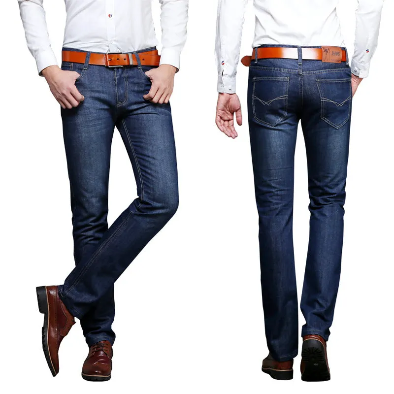 Denim Pants Trendy Straight Slim Look Pants