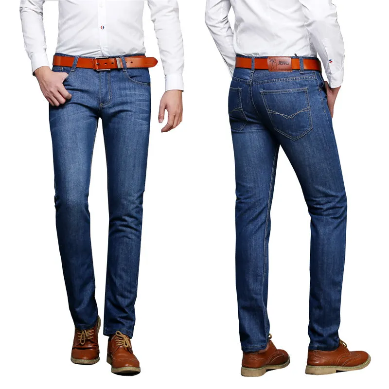 Denim Pants Trendy Straight Slim Look Pants