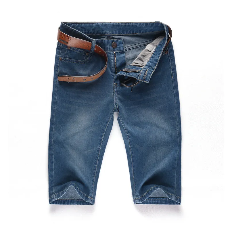 Denim Pants Trendy Straight Slim Look Pants