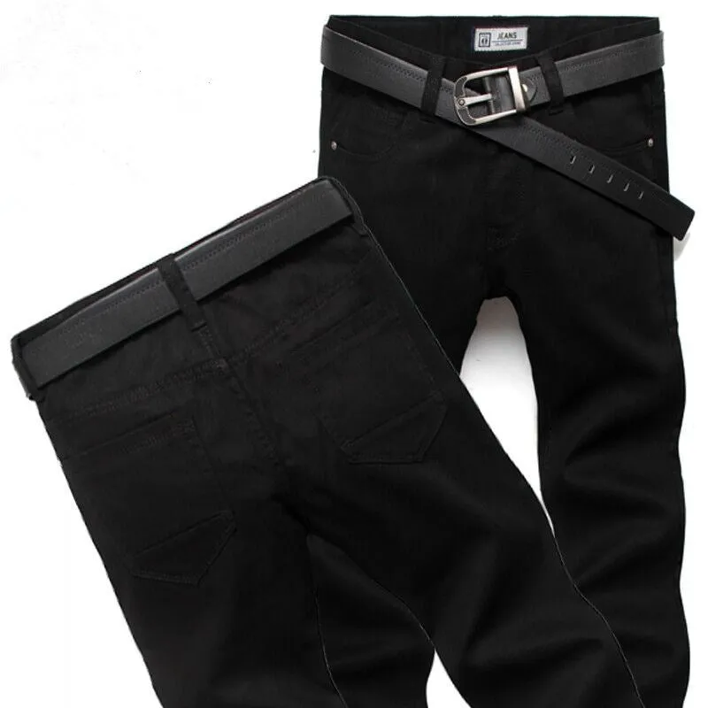 Denim Pants Trendy Straight Slim Look Pants