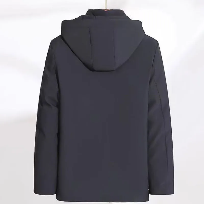 🥰Early Black Friday Offer🥰warm gift - Men's Warm Thickened Hooded Jacket