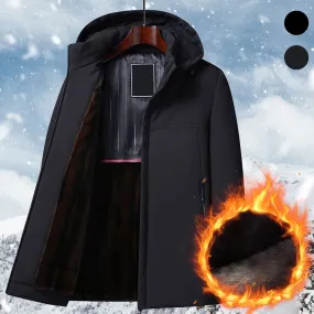 🥰Early Black Friday Offer🥰warm gift - Men's Warm Thickened Hooded Jacket
