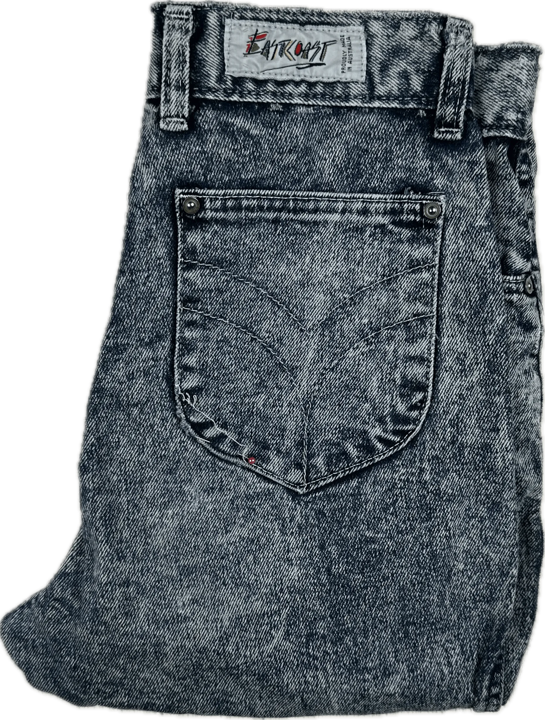 Eastcoast 1980's Acid Wash Slim Fit Jeans- Suit Size 29-30"