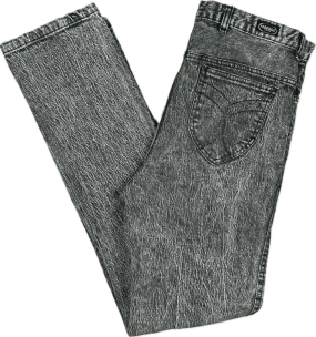 Faberge 1980's Acid Wash Slim Fit Jeans- Suit Size 32-34"