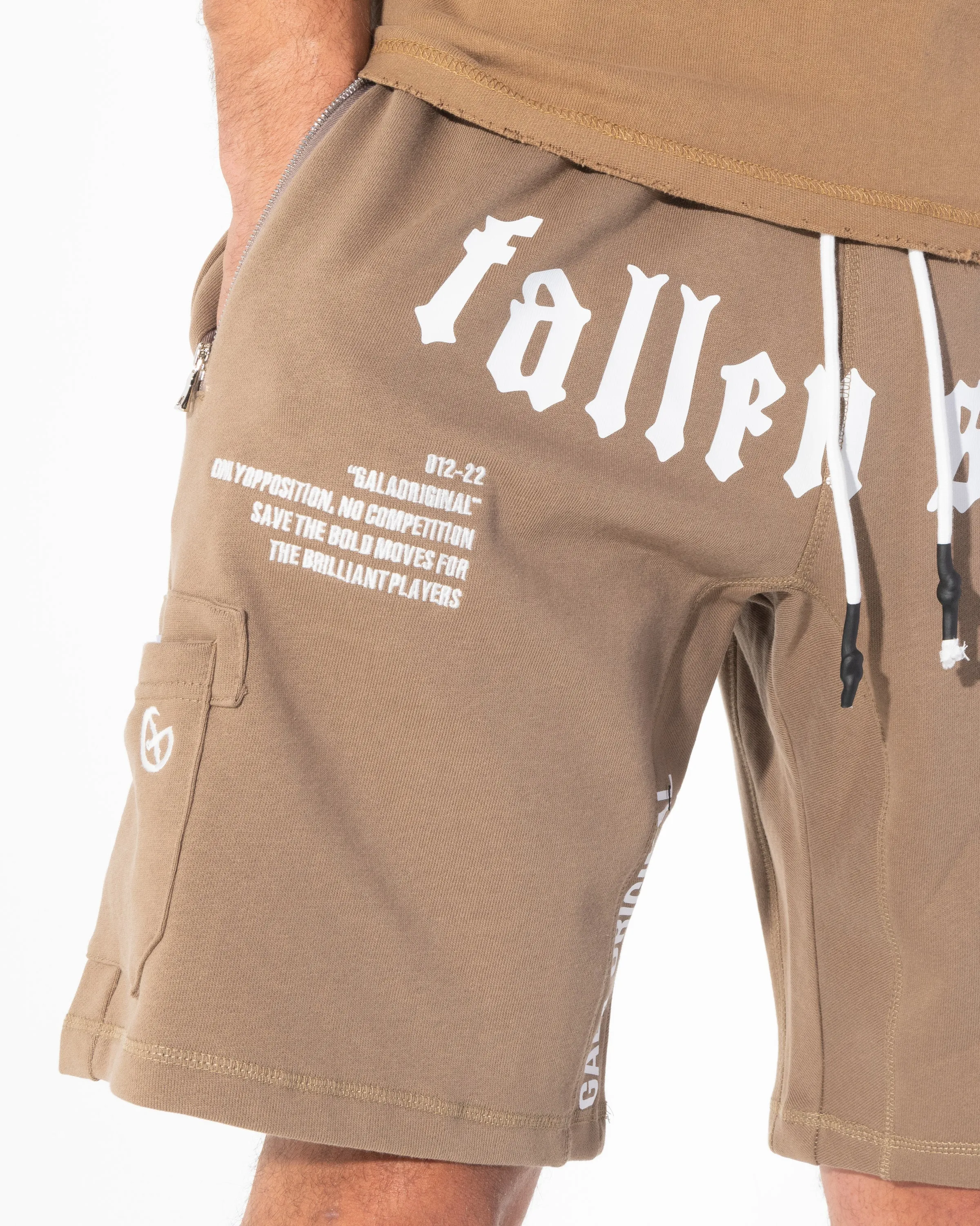 FALLEN STAR SHORTS (CARAMEL)
