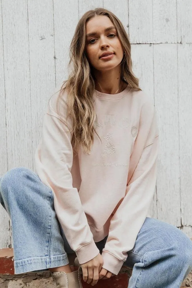 Foxwood Effortless Crew Pink