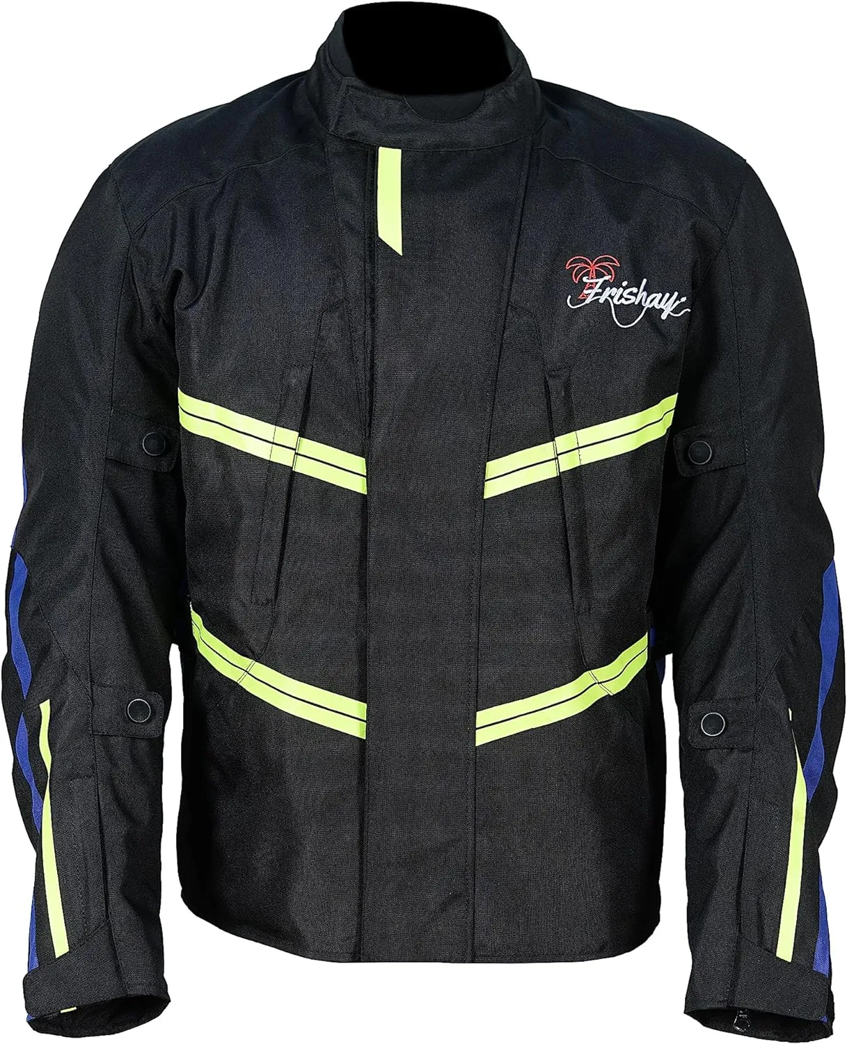 FRISHAY Motorcycle Jacket for Men High Vis Armored Jacket Protection Cordura Waterproof Touring Thermal Lining Racing Jacket