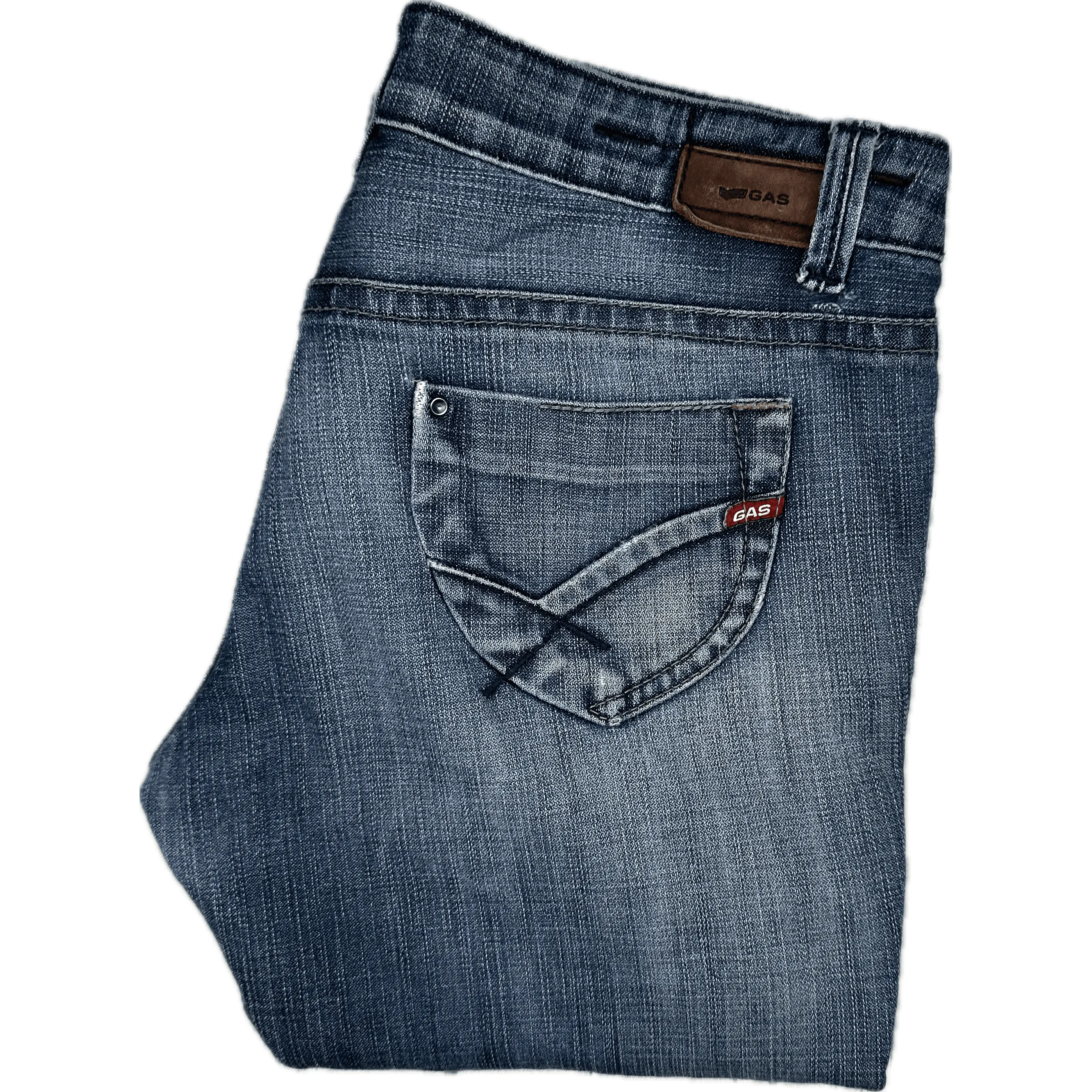 GAS Italian Womens 'Darline' Slim Fit Jeans -Size 32