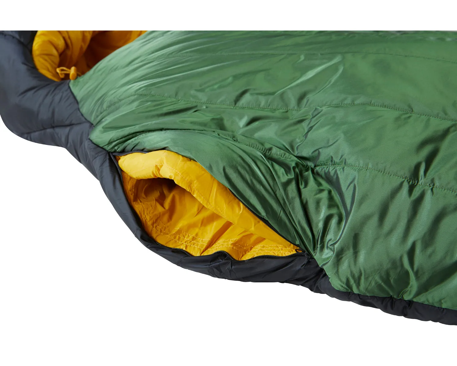 Gormsson -20° Mummy sleeping bag - Artichoke Green/Mustard Yellow/Black