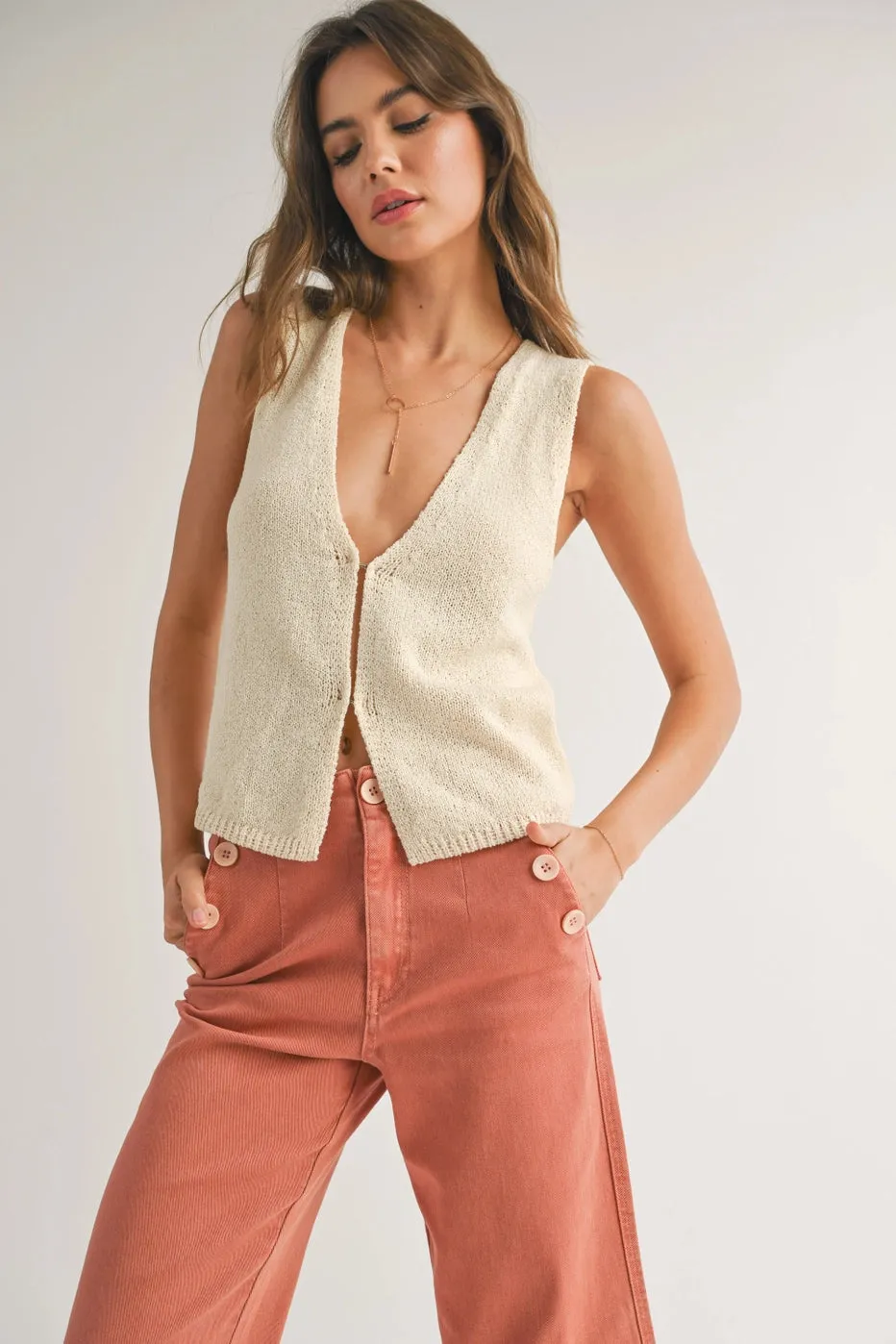 Hook & Eye Closure Vest